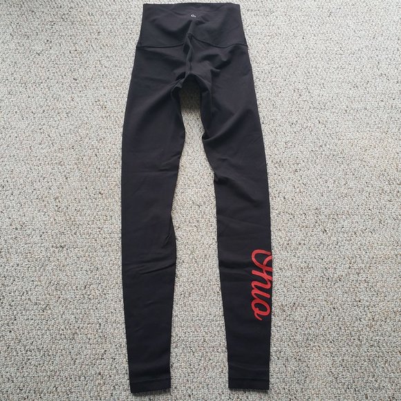 Lululemon Wunder Under Pant - Black - Ohio State Buckeyes (script) - Size 2 - Picture 6 of 8